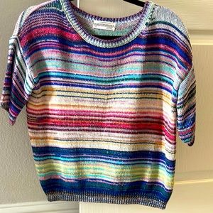 Anthropologie bianca rainbow sweater size XS